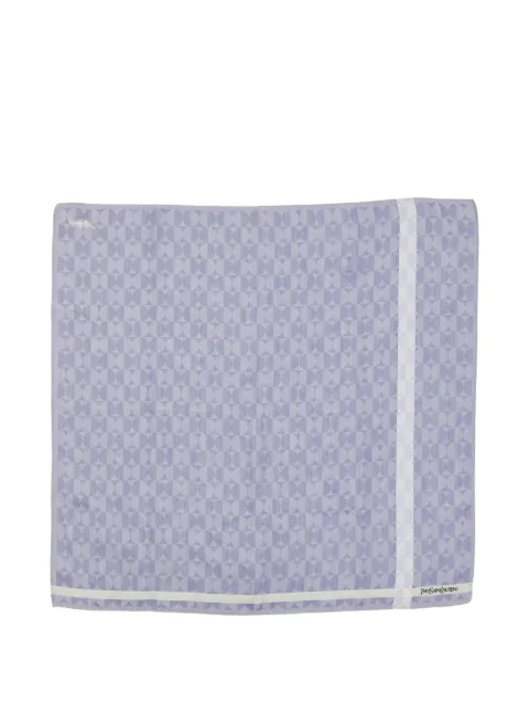 Saint Laurent Pre-Owned circle-pattern handkerchief Purple 1236600