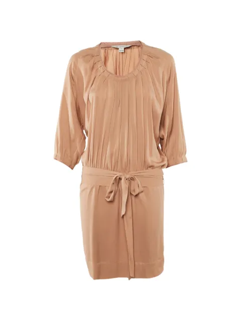 Diane Von Furstenberg Vintage Kaipo belted mini dress Neutrals 1233067