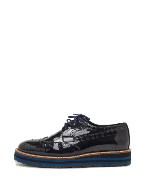 Prada Pre-Owned leather deby shoes Black 1280334