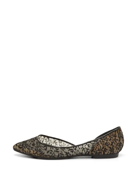 Bottega Veneta Pre-Owned patent leather ballet flats Black 1252283