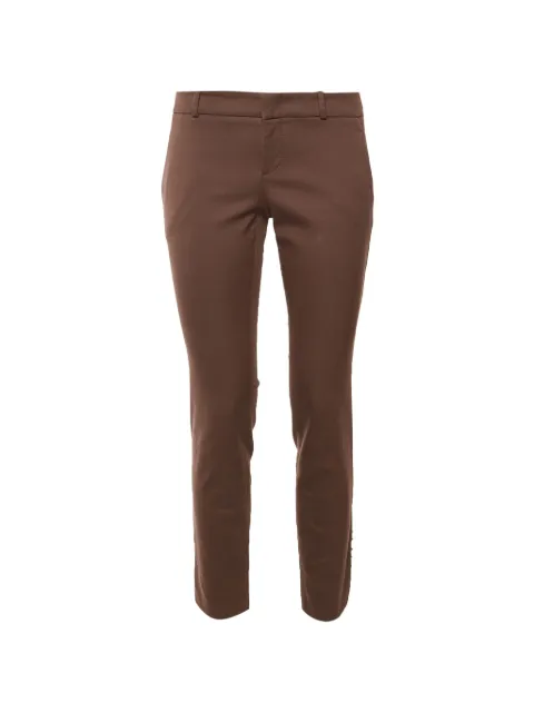 Gucci Pre-Owned tapered-leg trousers Brown 1304926