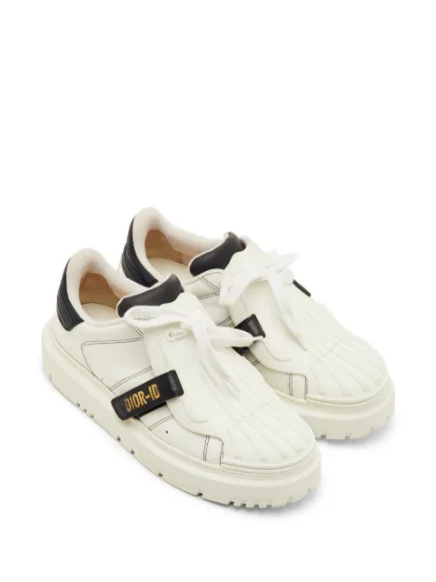 Christian Dior Pre-Owned Dior ID lace-up sneakers White 1300772