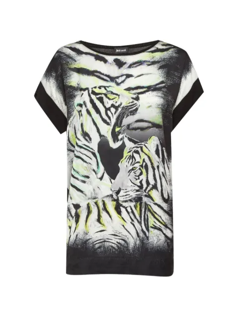 Just Cavalli Vintage tiger-print T-shirt Black 1287764