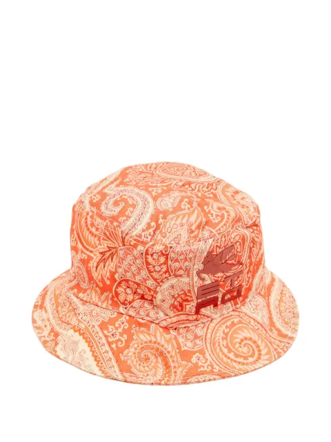 Etro Pre-Owned paisley-print bucket hat Orange 1272203