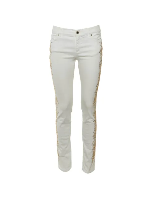 Versace Jeans Couture studded jeans White 1296991