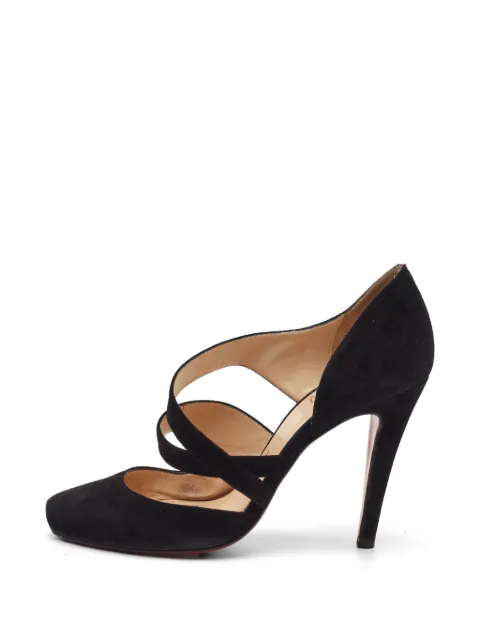 Christian Louboutin Pre-Owned Citoyenne suede pumps Black 1280010
