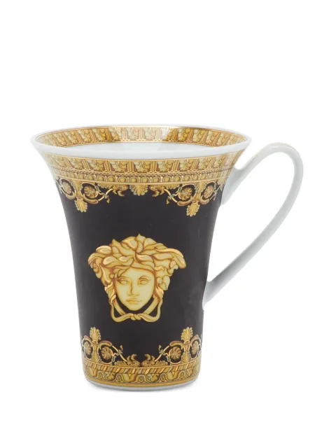 Versace Pre-Owned x Rosenthal I Love Baroque espresso cup and saucer set Black 1323496