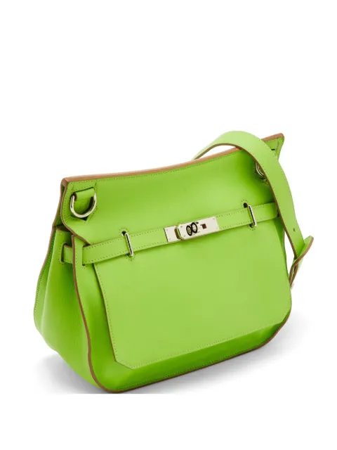 Hermès Pre-Owned 2012 28 Jypsiere leather shoulder bag Green 1308606