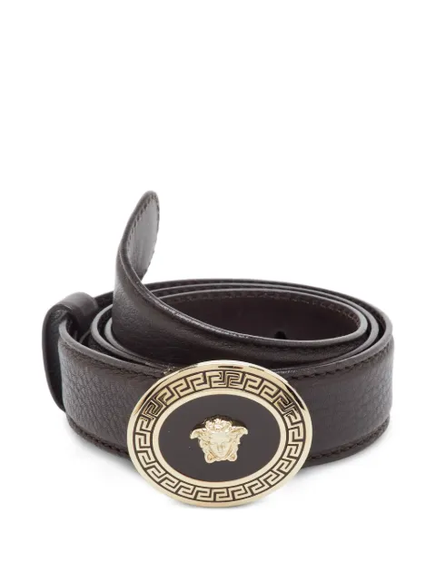 Versace Pre-Owned Medusa leather belt Brown 1318926