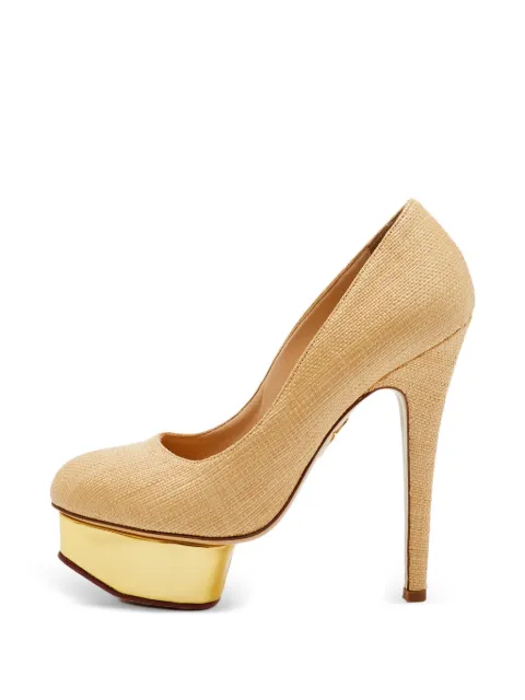 Charlotte Olympia Dolly platform pumps Neutrals 1327434