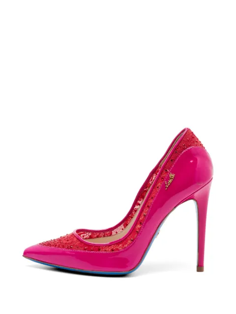 Loriblu lace patent leather pumps Pink 1325245