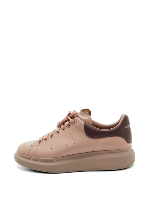 Alexander McQueen Pre-Owned Oversized leather sneakers Pink 1317136