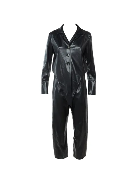 Nanushka Ana button-up jumpsuit Black 1314801