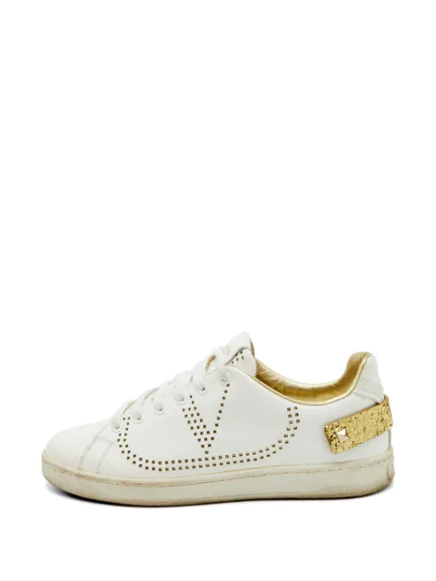 Valentino Garavani Pre-Owned Backnet Rockstud sneakers White 1318656