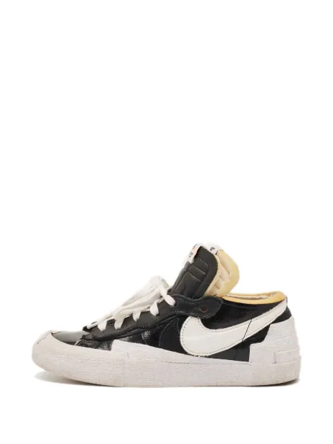 Nike Vintage x Sacai Blazer leather sneakers Black 1329891