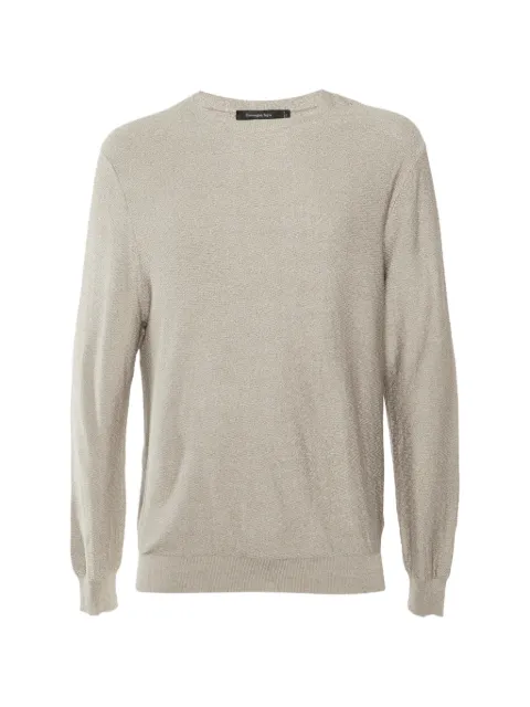 Ermenegildo Zegna Vintage patterned sweater Neutrals 1304540