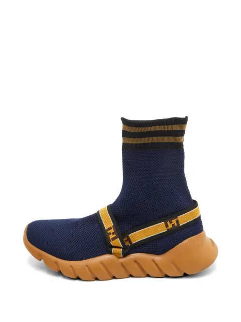 Fendi Pre-Owned high-top sock sneakers Blue 1318429
