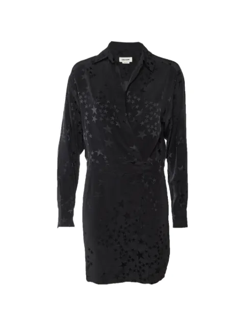 Zadig&Voltaire Ravy star-jacquard mini dress Black 1314884