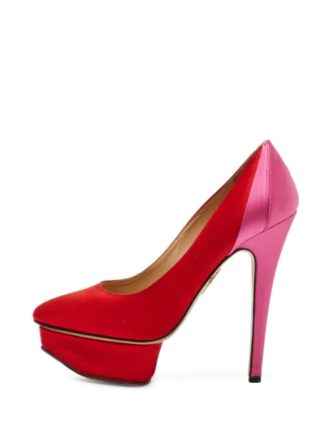 Charlotte Olympia Paloma platform pumps Red 1334628