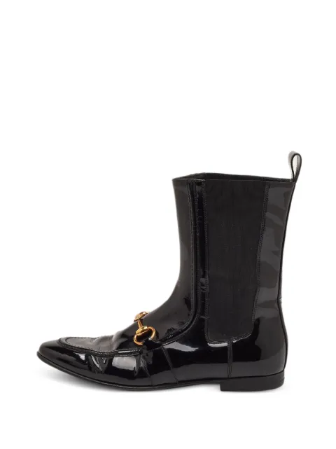 Gucci Pre-Owned Horsebit ankle boots Black 1334732