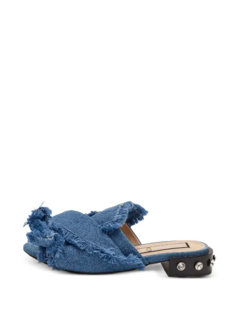 Nº21 knot frayed-edge sandals Blue 1338388