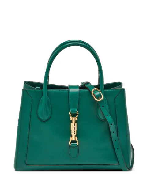 Gucci Pre-Owned Jackie 1961 leather tote bag Green 1339677