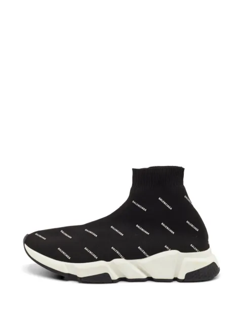 Balenciaga Pre-Owned Speed logo-print sneakers Black 1340361