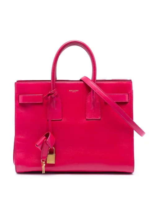 Saint Laurent Pre-Owned 2013-2026 Small Leather Sac De Jour satchel Pink MO5FY3NLZMJFWVRL