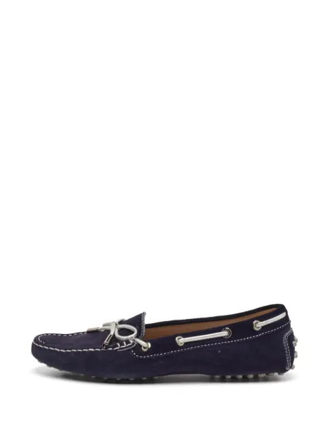 Tod's Vintage Gommino suede loafers Blue 1280127