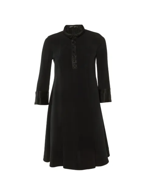 Balenciaga Pre-Owned pleated knee-length dress Black 1207235