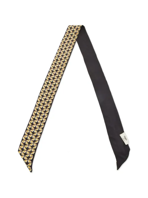 Fendi Pre-Owned Monster printed bandeau scarf Black 1288006