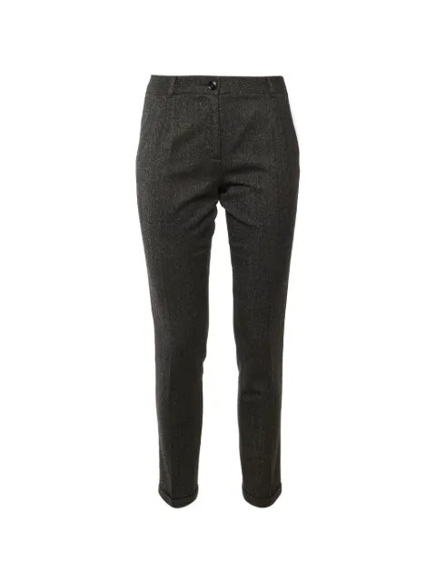 Dolce & Gabbana Pre-Owned tailored slim-fit trousers Grey 1294837