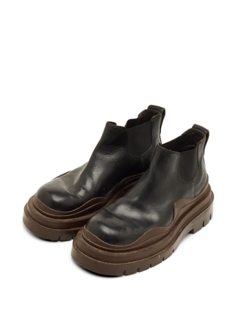 Bottega Veneta Pre-Owned platform Chelsea boots Black 1296049