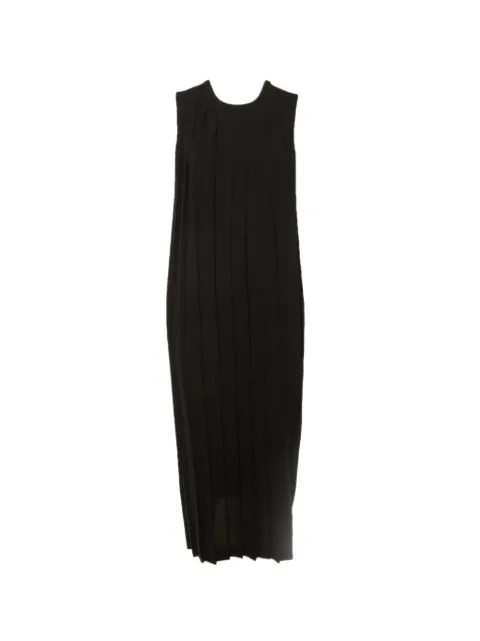 Neil Barrett Pleated maxi dress Black 1305043