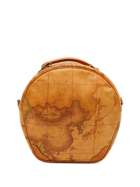 ALVIERO MARTINI 1° CLASSE Geo map print crossbody bag Neutrals 1292361