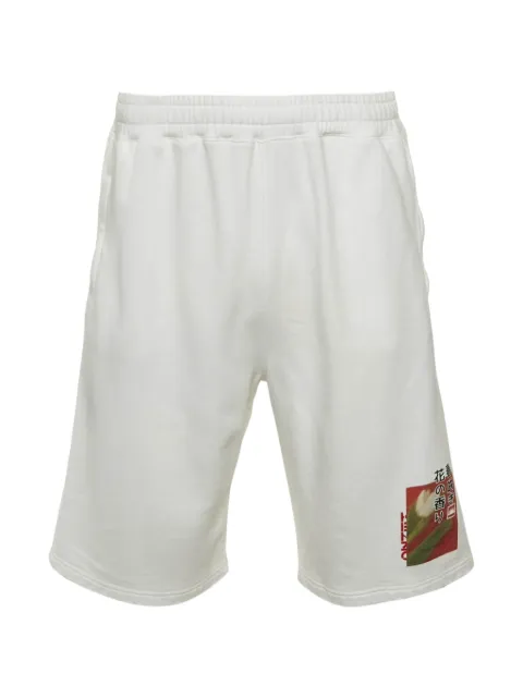 Kenzo Pre-Owned graphic-print track shorts White 1295477