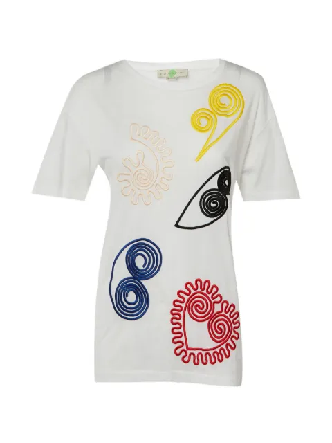 Stella McCartney Pre-Owned embroidered T-shirt White 1305051