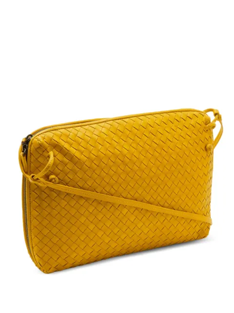 Bottega Veneta Pre-Owned Nodini Intrecciatos leather shoulder bag Yellow 1304037