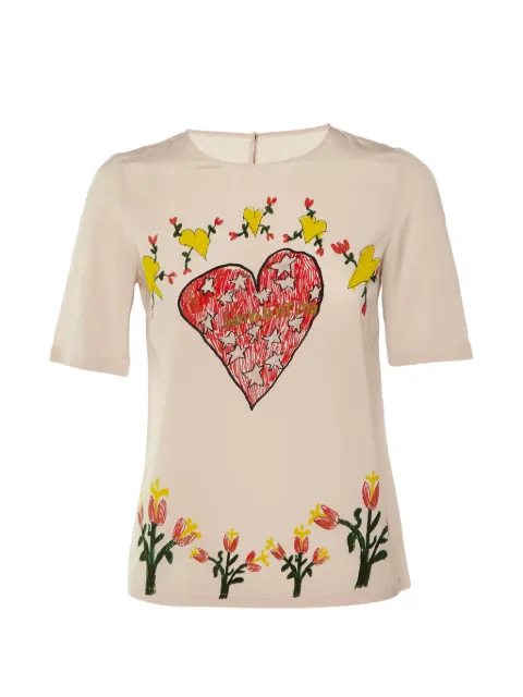 Dolce & Gabbana Pre-Owned printed top Pink 1305297
