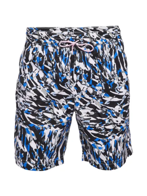 Roberto Cavalli Vintage printed swim shorts White 1288751