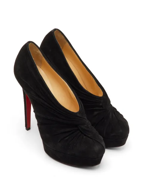 Christian Louboutin Pre-Owned manchon platform pumps Black 1300114