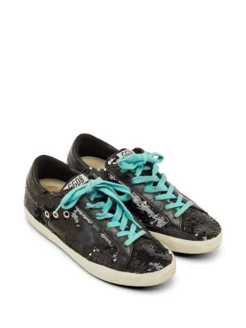 Golden Goose Supe-Star sequin-embellished sneakers Black 1299609