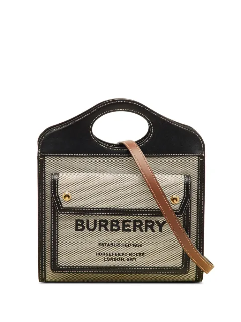 Burberry Pre-Owned Mini Pocket tote bag Neutrals 1263606