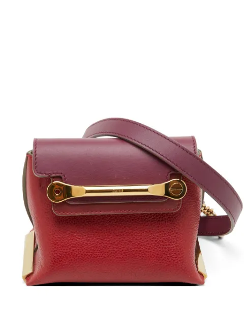 Chloé Pre-Owned mini Clare crossbody bag Red 1313069