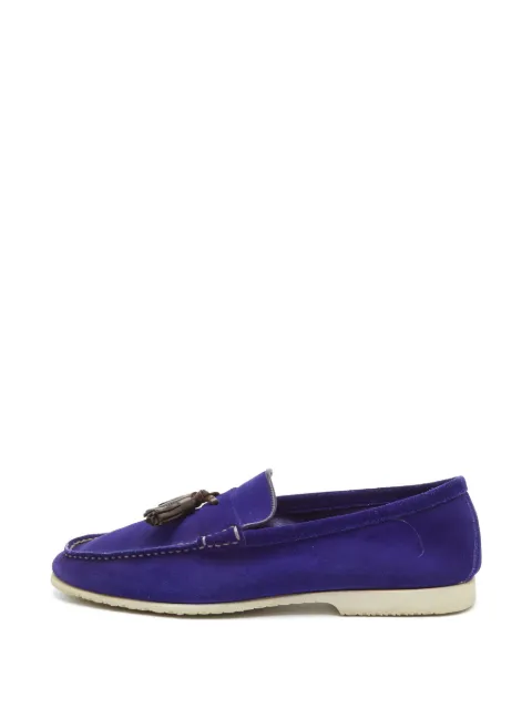 Tom Ford Vintage tassel nubuck loafers Blue 1317218