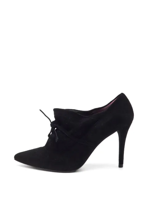 Stuart Weitzman bow-detail heeled ankle boots Black 1324538