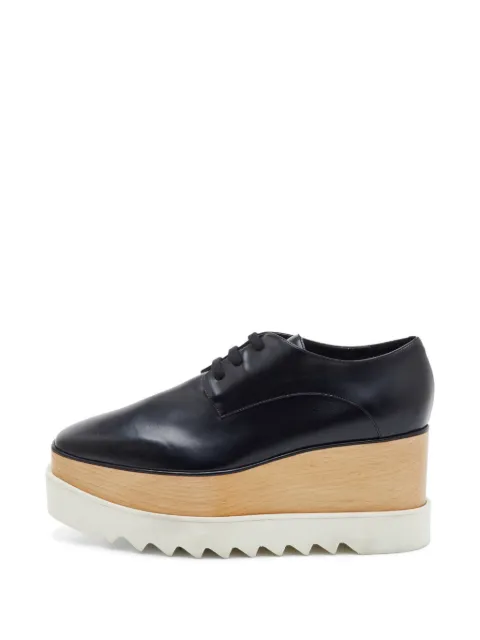 Stella McCartney Pre-Owned Elyse platform derby shoes Black 1323647