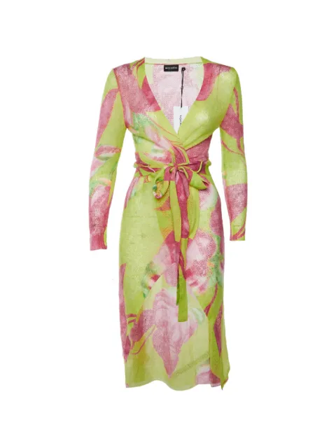 Retrofete printed belted cardigan Green 1314875