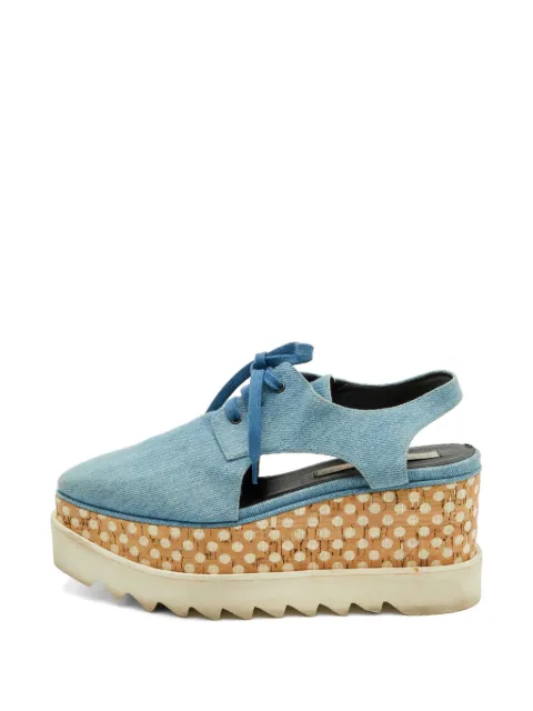 Stella McCartney Pre-Owned Elyse cut-out sneakers Blue 1318595
