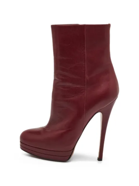 Casadei platform ankle boots Red 1334648